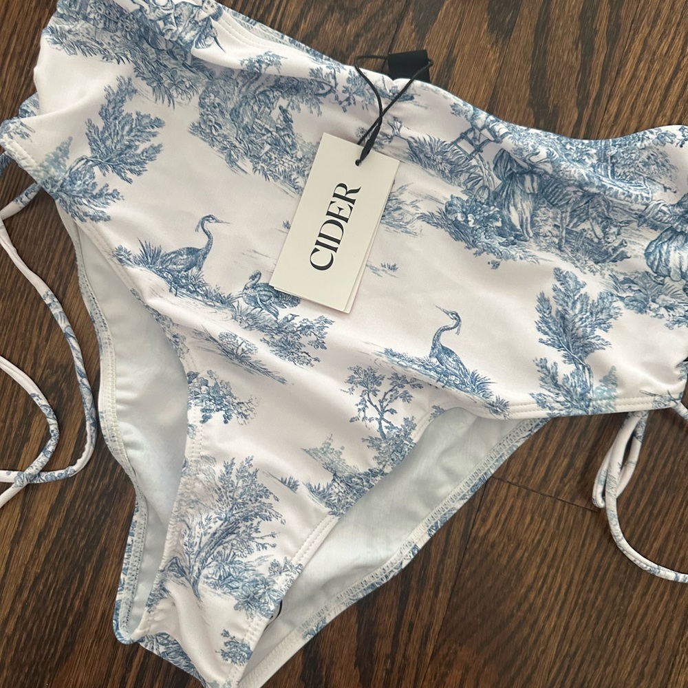 NWT Cider Blue and White bikini - Picture 4 of 11